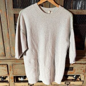 Moth Light Gray Men's Crewneck Sweater